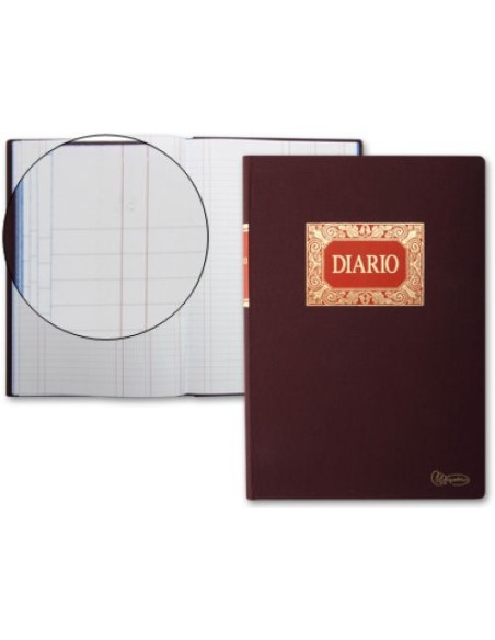 LIBRO DIARIO DOBLE 100 HOJAS Fº